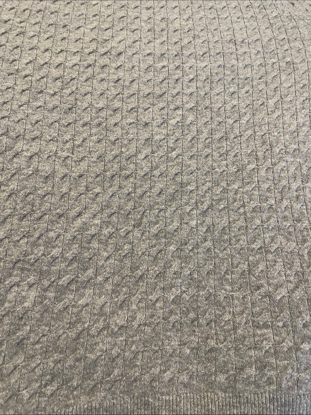 a new day Light Gray Cable-Knit Crewneck Sweater - Picture 3 of 5